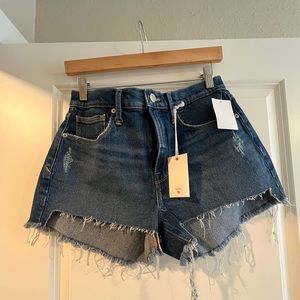 Good American size 27 jean shorts. Never worn
